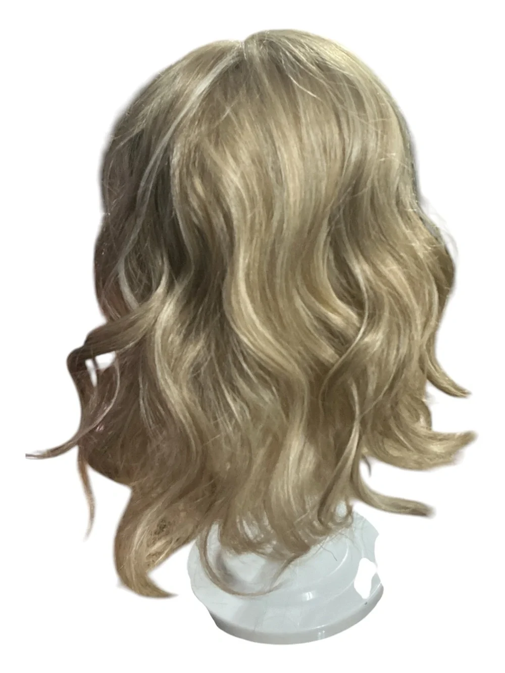 Blonde Wavy Women's Wig with Bangs CSC Marseille Couture Honey